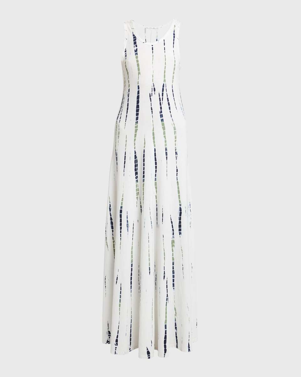 Nikki Tie-Dye A-Line Maxi Dress
